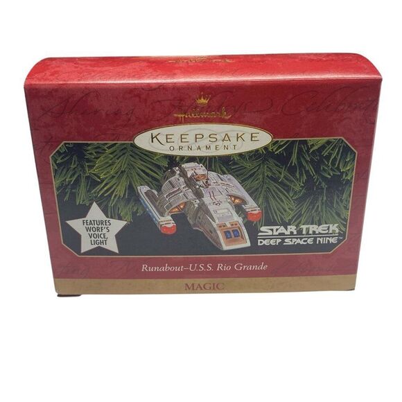 Runabout U.S.S. Rio Grande Star Trek Hallmark Ornament 1999 - Picture 3 of 4